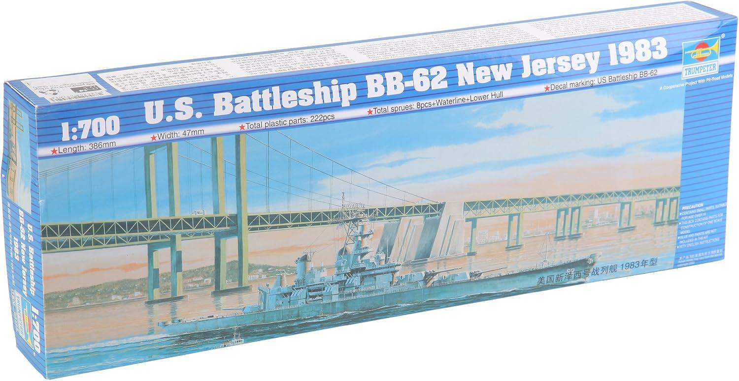 Trumpeter Battleship- BB-62 USS Newjersey 1983 Kit