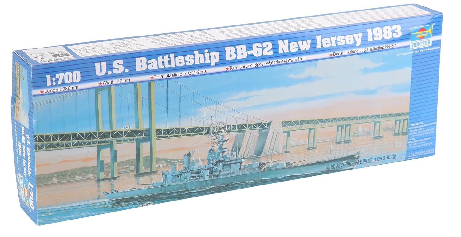 Trumpeter Battleship- BB-62 USS Newjersey 1983 Kit