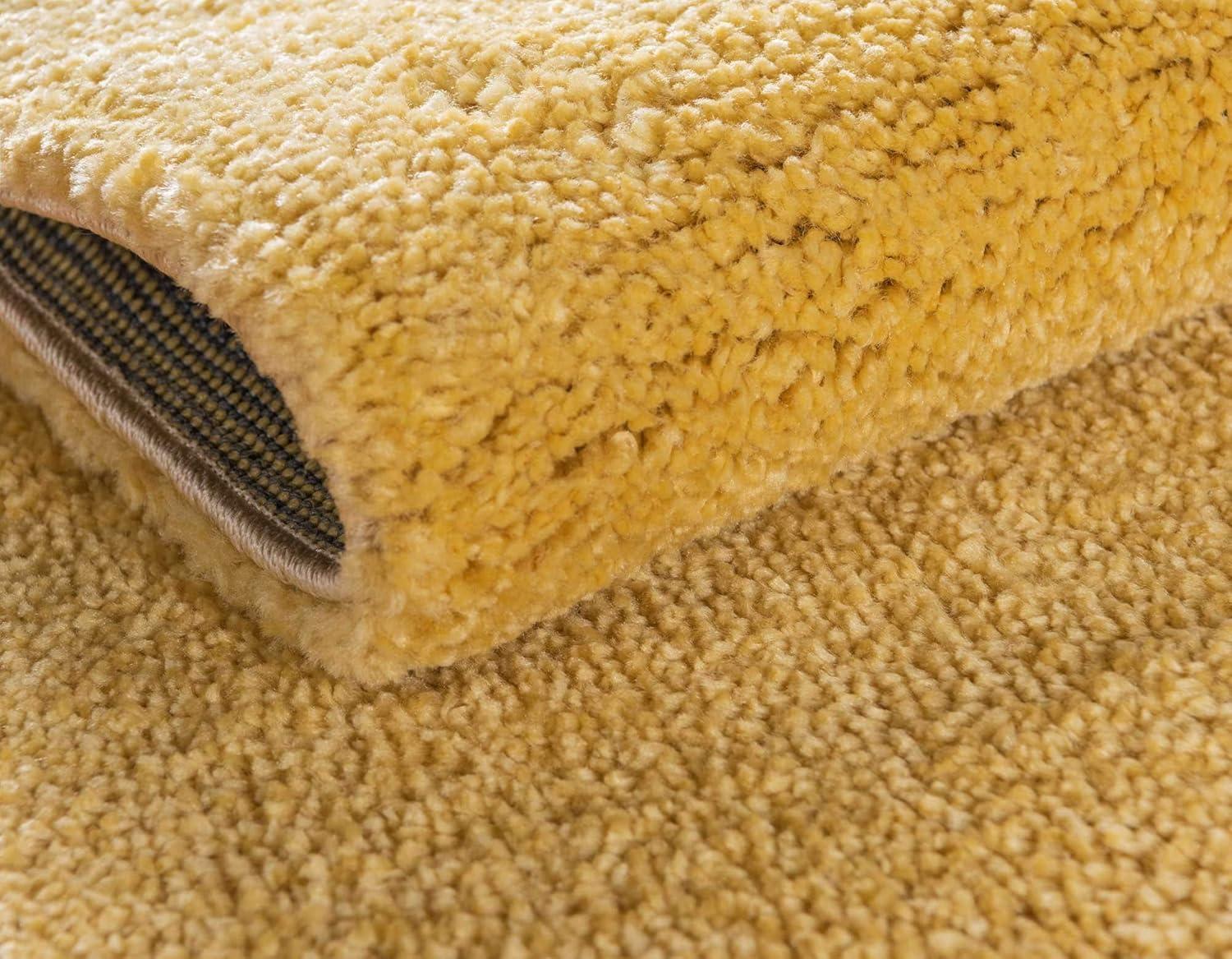 Unique Loom 8' 0 x 10' 0 Solo Calabasas Yellow Area Rug