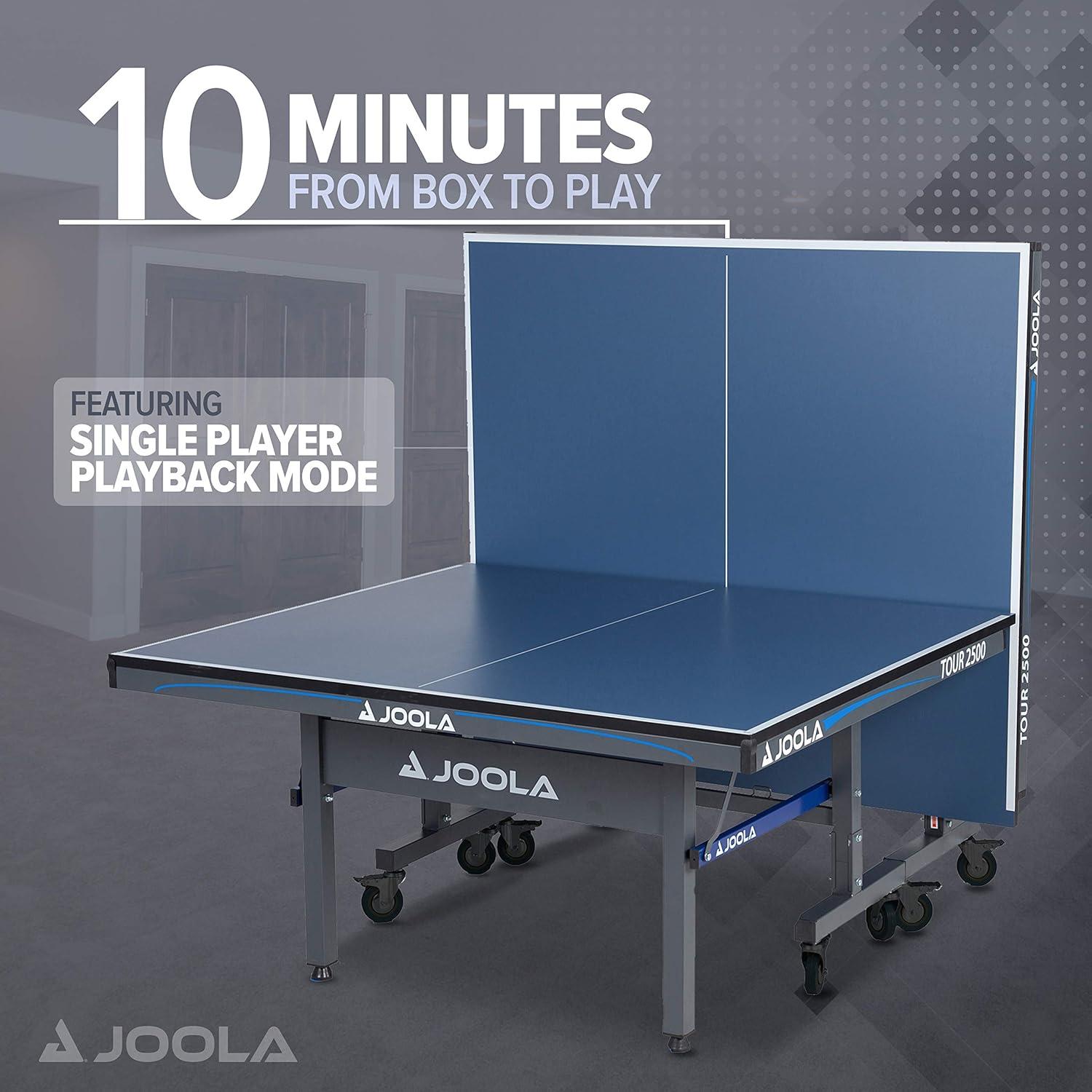 Joola USA JOOLA Tour Regulation Size Foldable Indoor Table Tennis Table