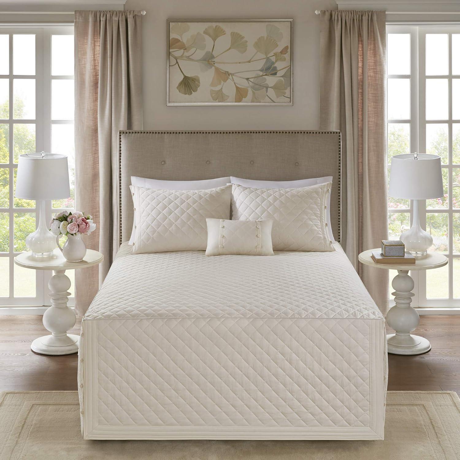 Madison Park Breanna Cotton Modern & Contemporary 4 Piece Quilt Set & Reviews | Wayfair
