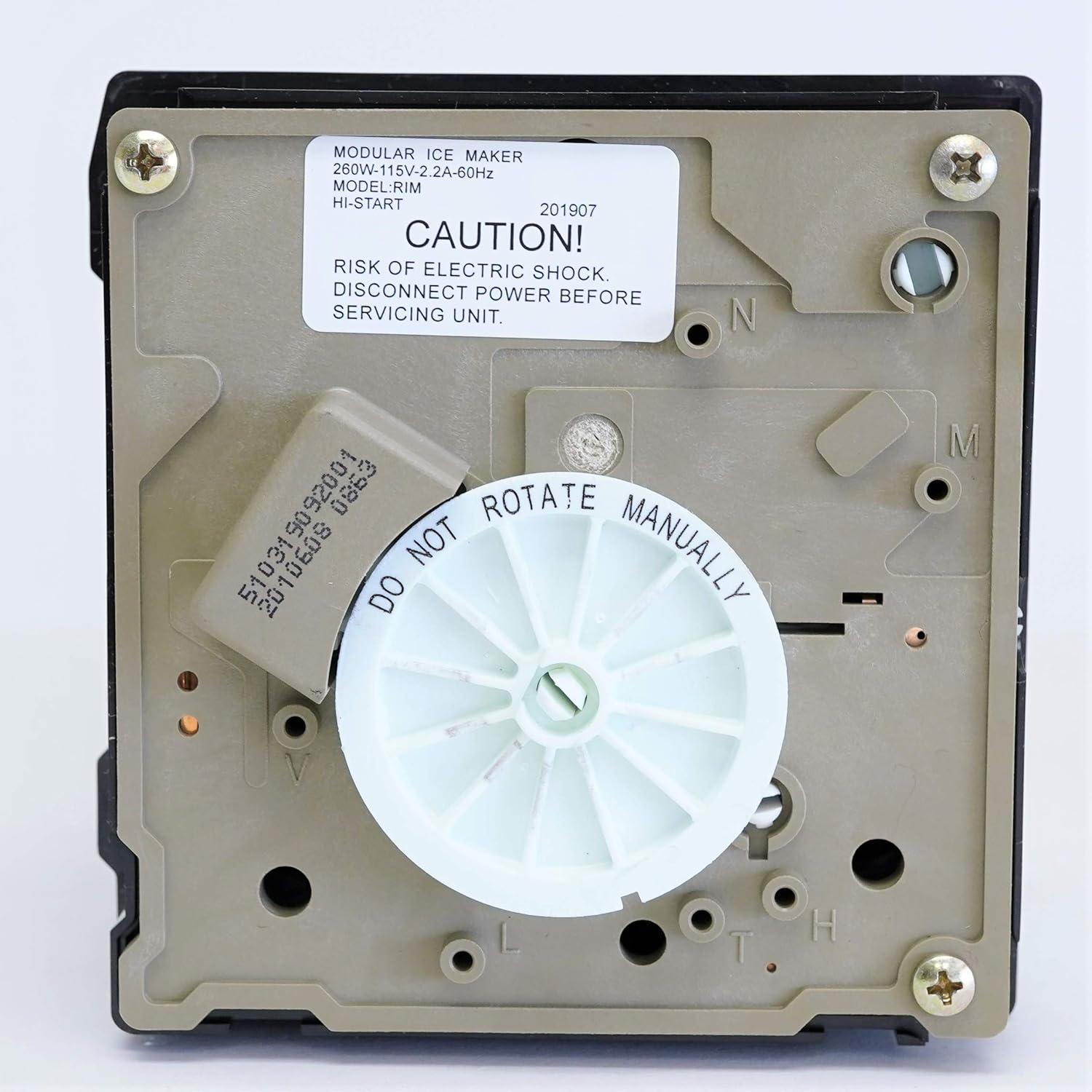 White and Black Electric Ice Maker Replacement for Whirlpool Refrigerators
