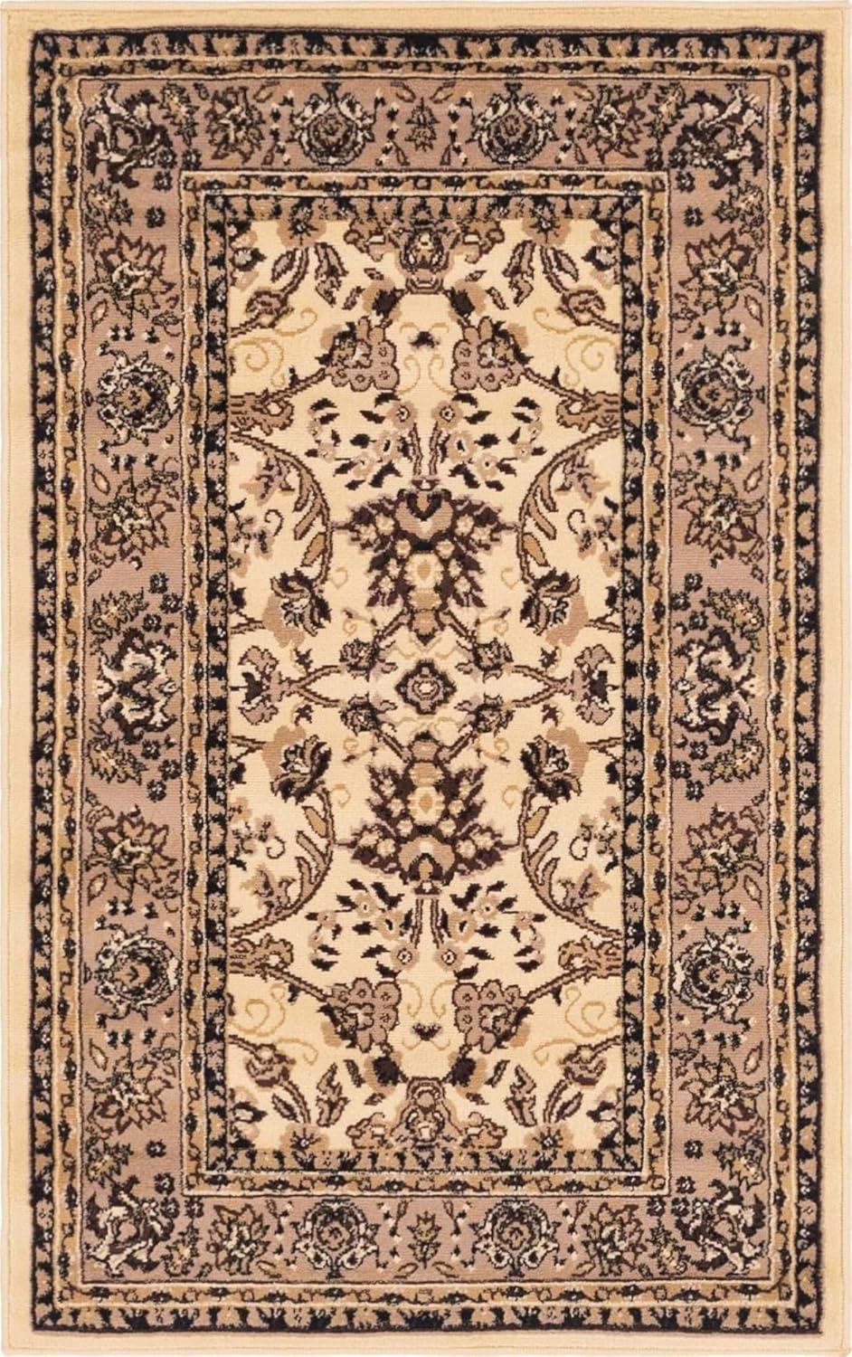 Unique Loom 3' 3 x 5' 3 Sialk Hill Washington Ivory Area Rug