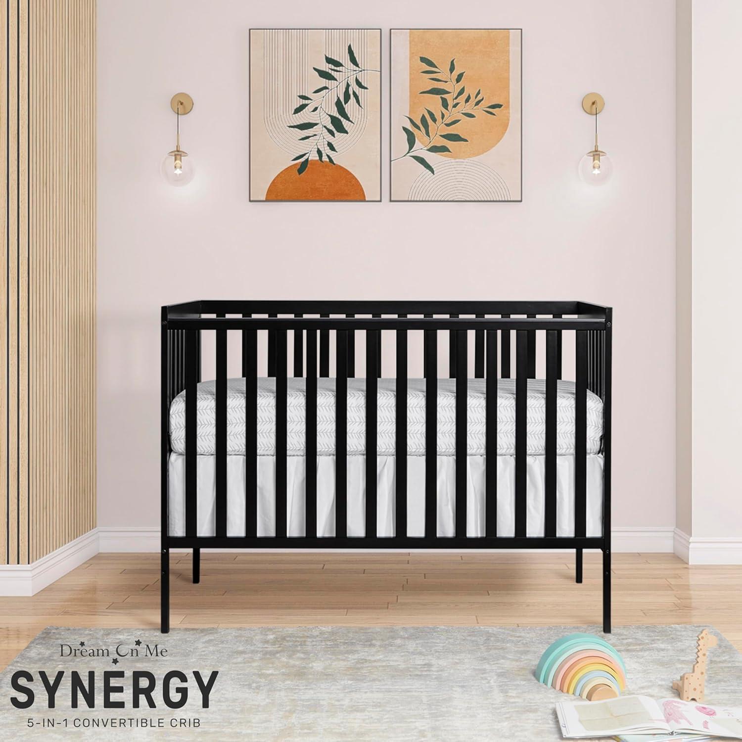 Dream On Me Synergy, 5 in 1 Convertible Crib