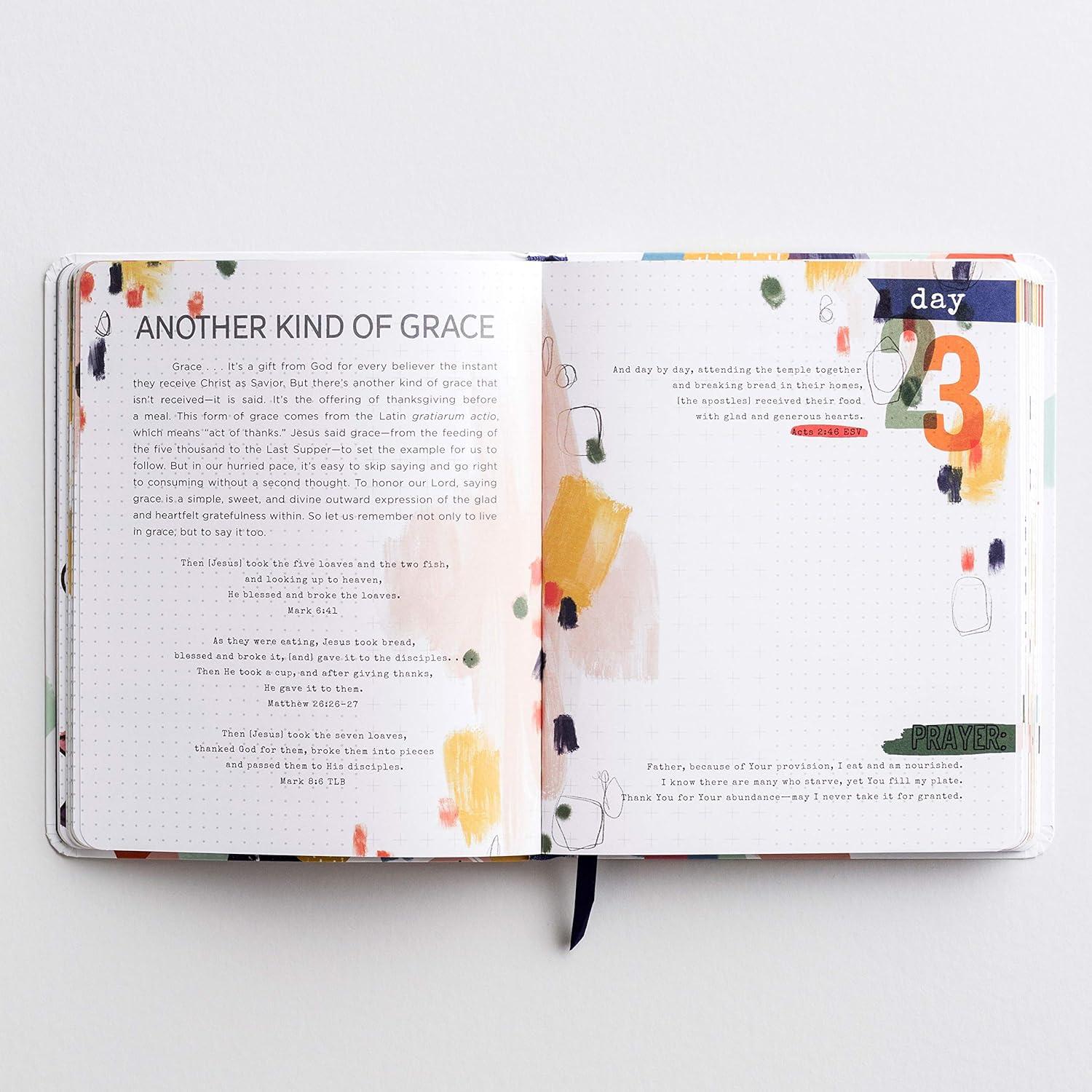 100 Days of Grace & Gratitude: A Devotional Journal  (Paperback)