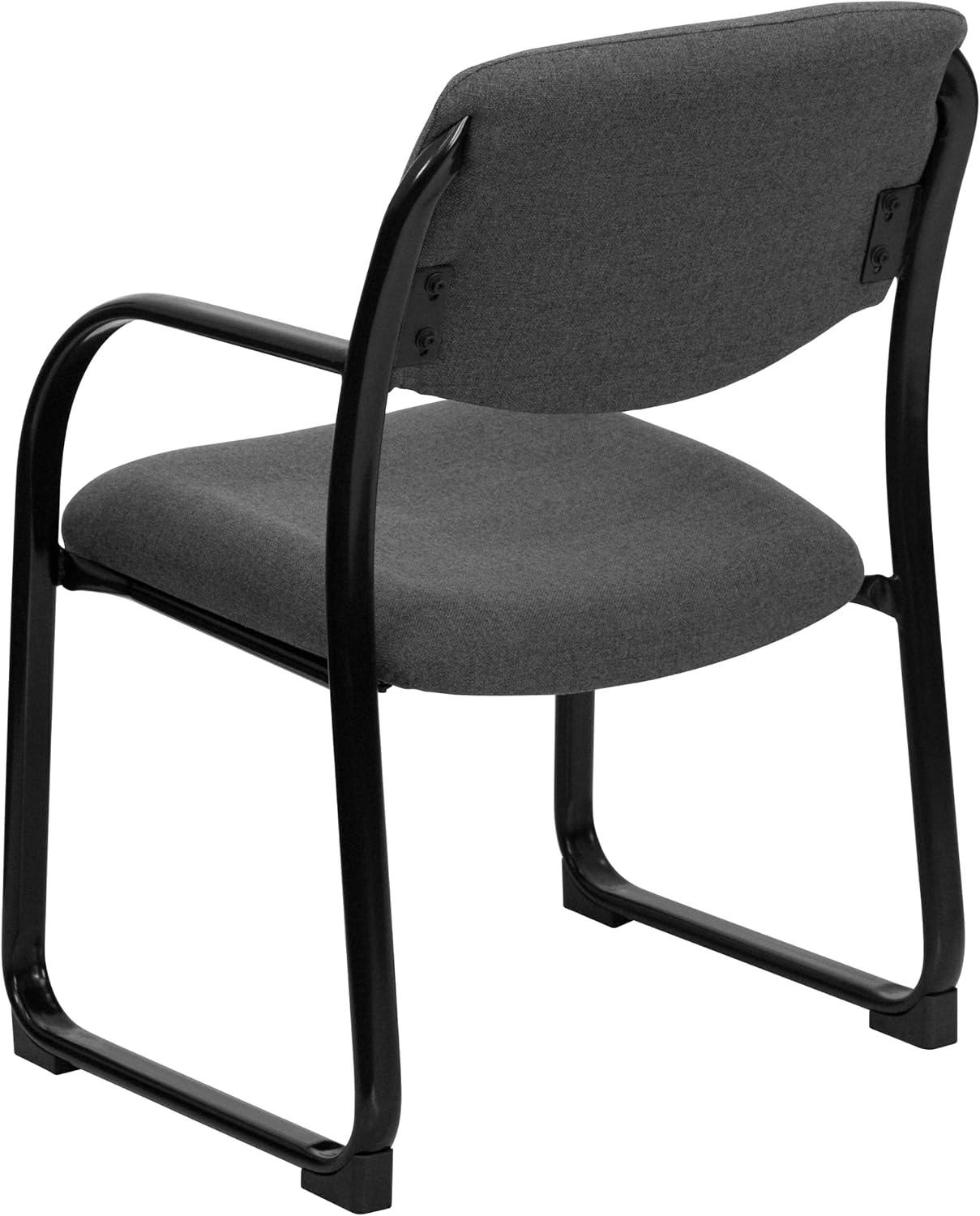 Flash Furniture Fabric Executive Side Reception Chair with Sled Base