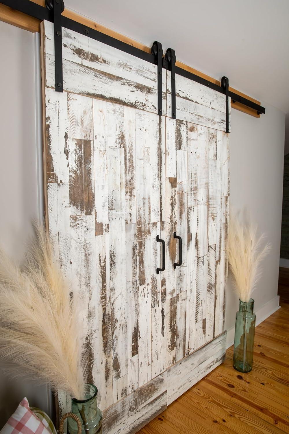 Barn Wood Wall Paneling in Brown