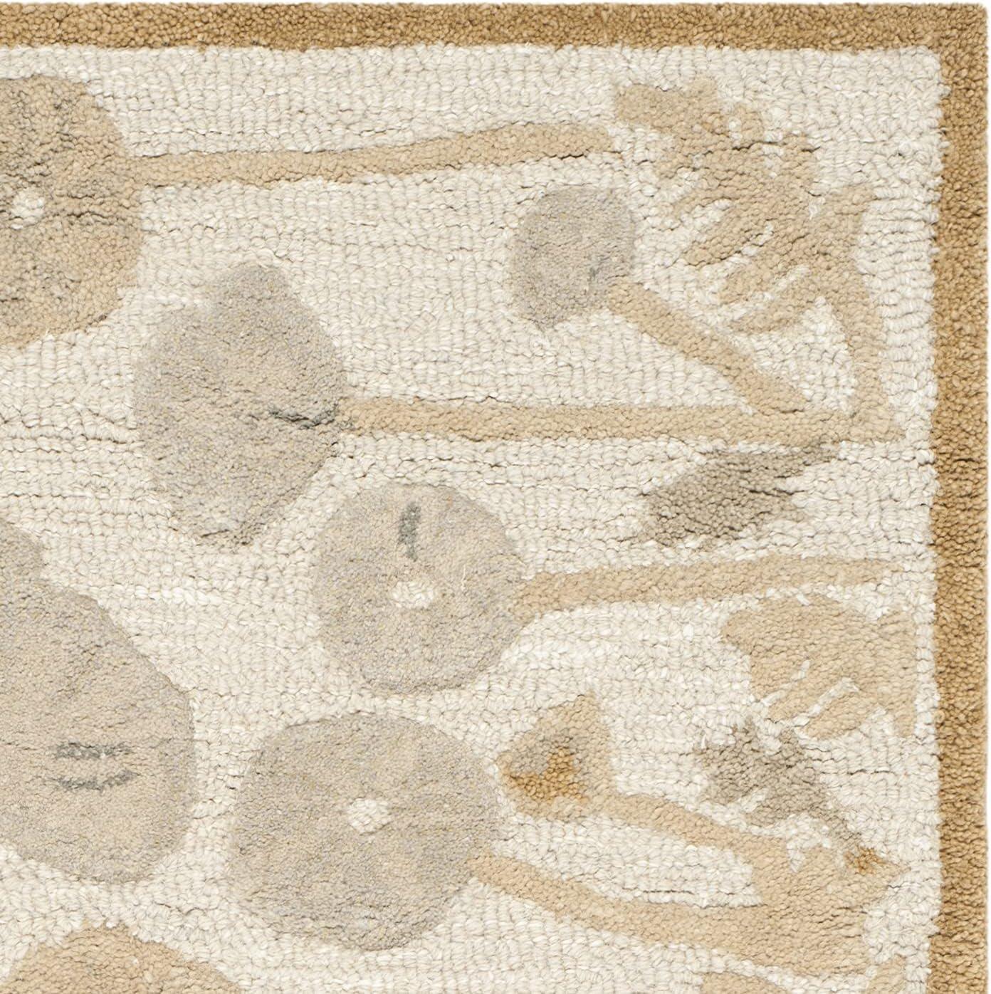 Martha Stewart Poppy Glossary - MSR3627 - Indoor Hand Tufted Runners - Nutshell/Brown - 2'6"x4'3"