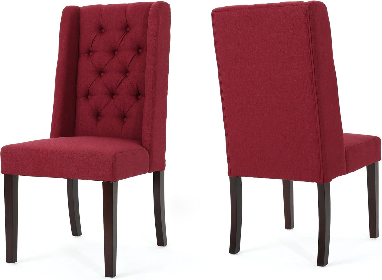 Wildon Home® Elegant Tufted Design Upholstered Dining Chairs Set of 2