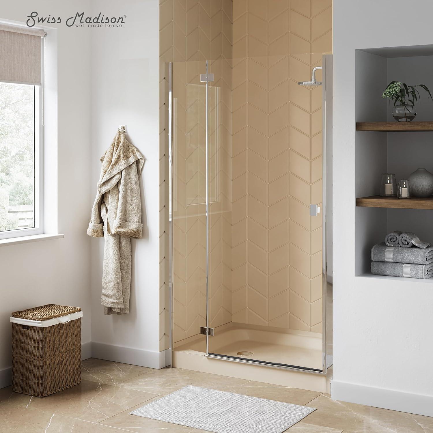 Swiss Madison Voltaire 36" x 36" Single-Threshold, Center Drain, Shower Base SM-SB511V