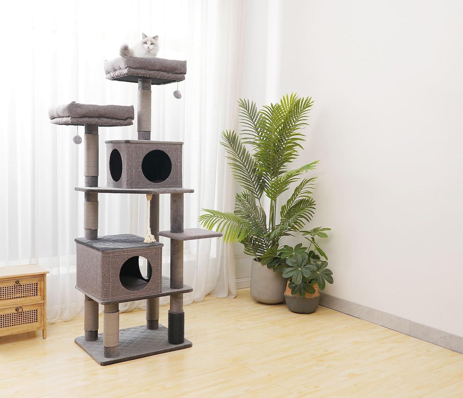 67.5" Cat Tree with 5 Levels