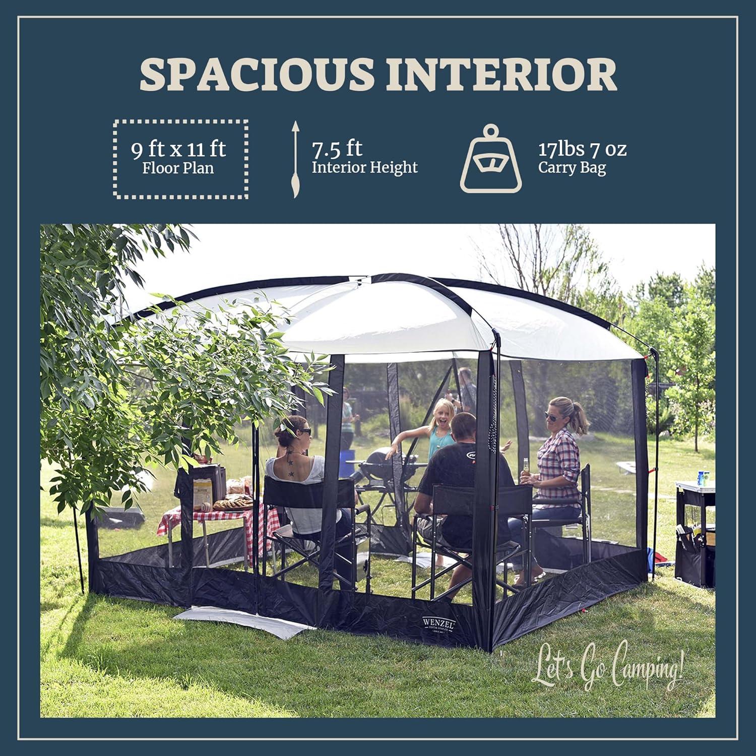 Wenzel Magnetic Screenhouse - Black