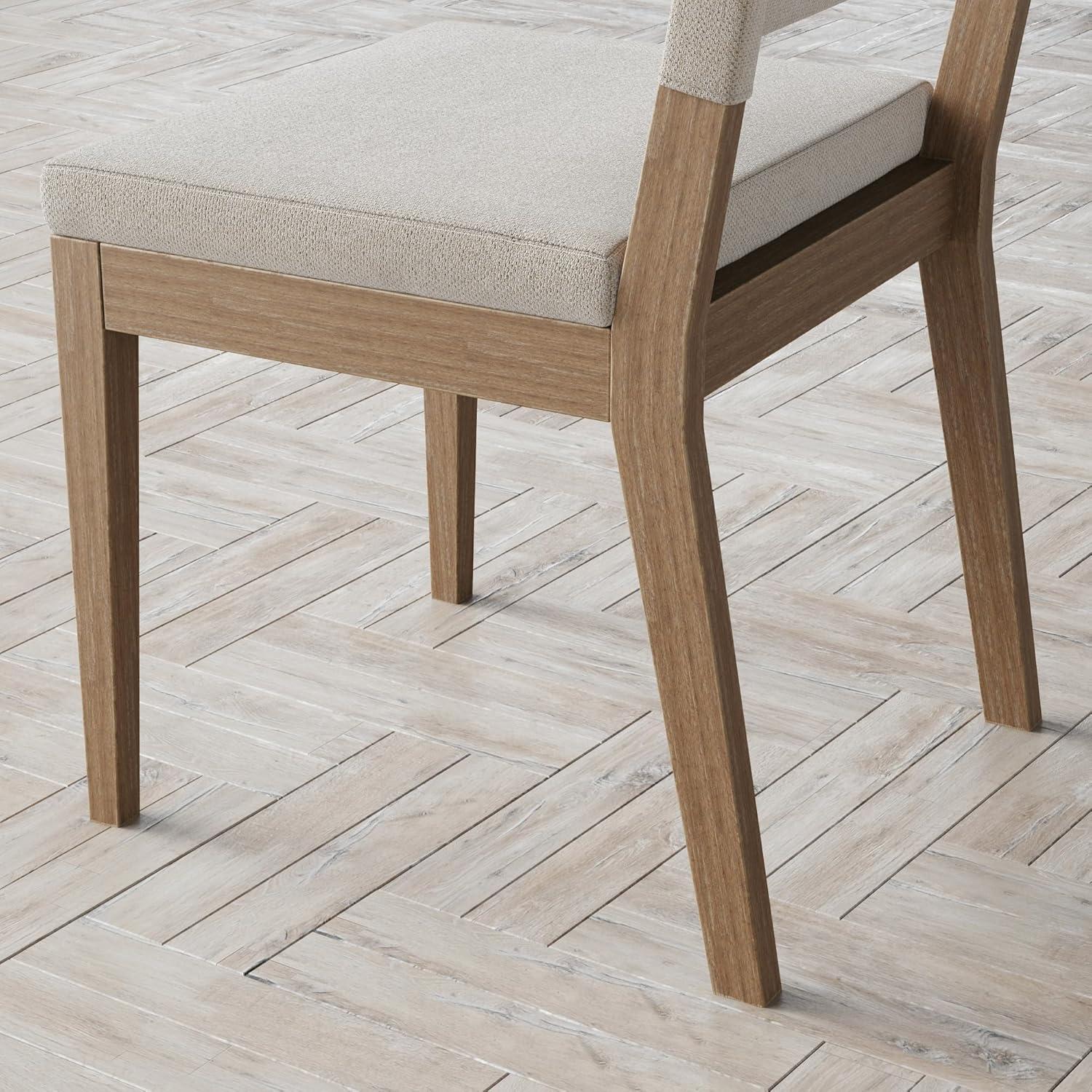 Mounira 2-Piece Upholstered Dining Chair Set