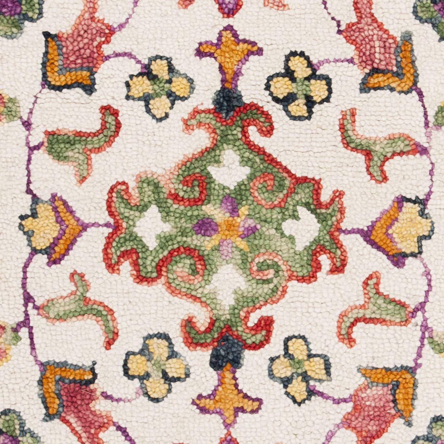Blossom BLM456 Hand Tufted Area Rug - Ivory/Multi - 3'x5' - Safavieh.
