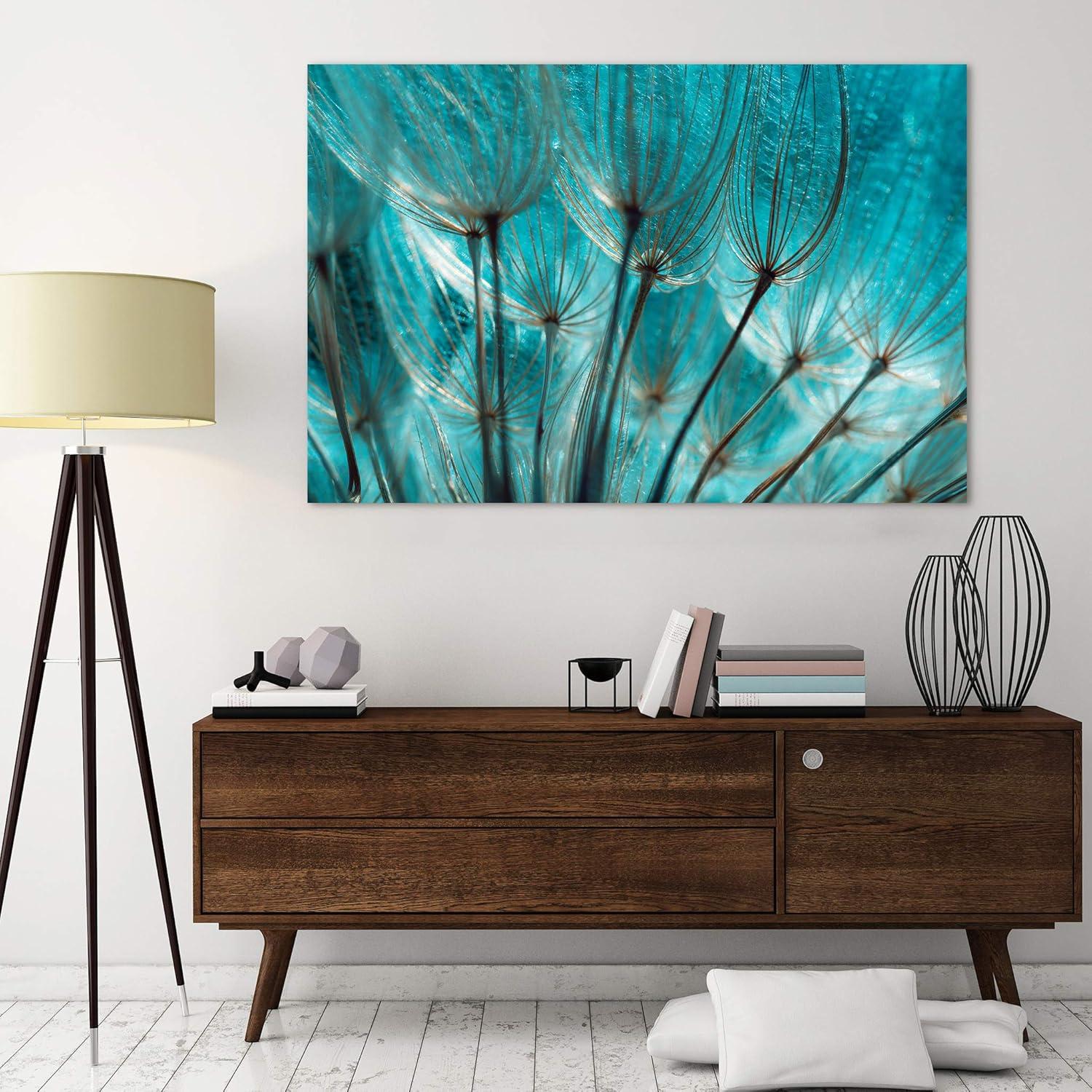 Empire Art Direct TMP-EAD1756-3248 32 x 48 in. Dandelion Frameless Tempered Glass Panel Contemporary Wall Art