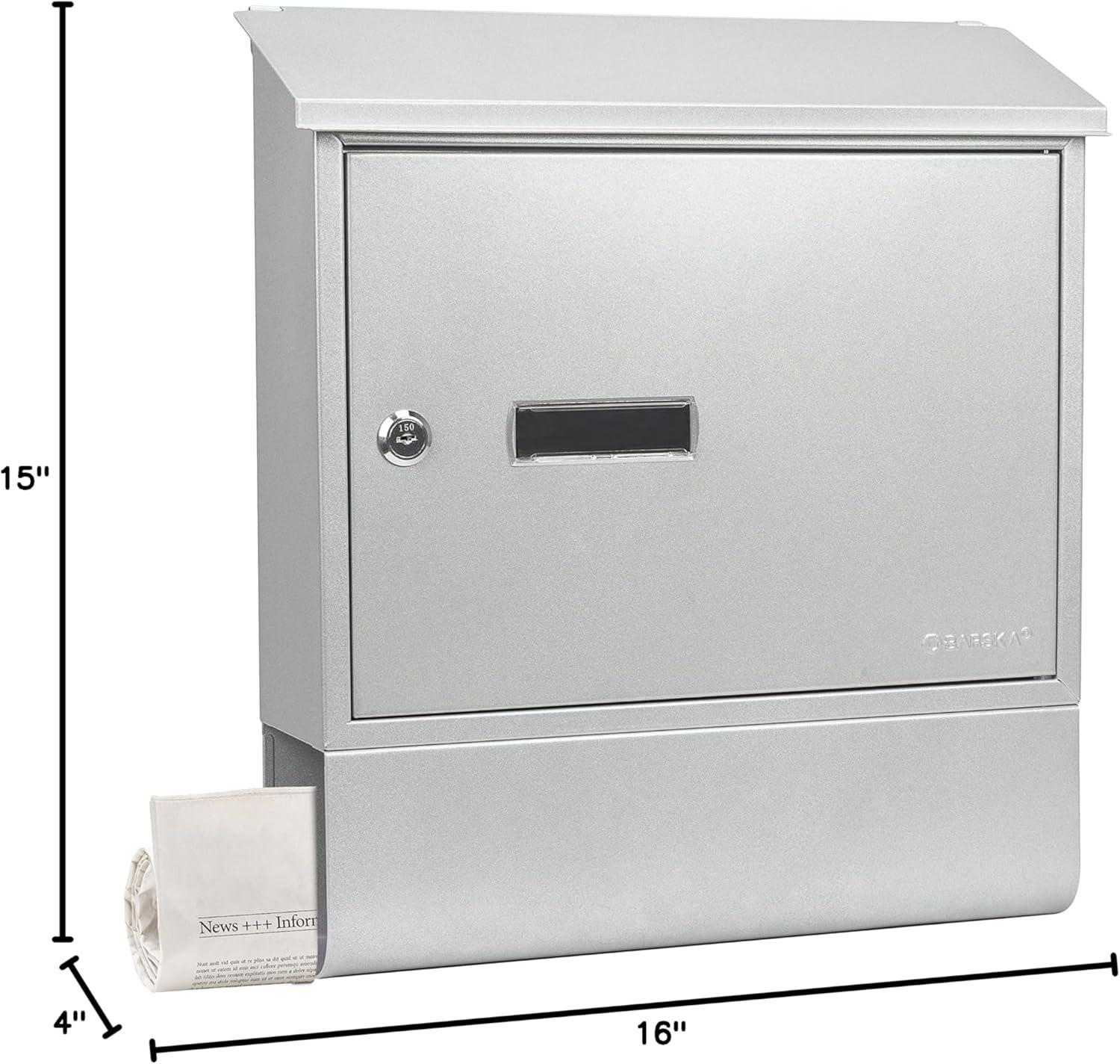 Barska CONTEMPORARY WALL MOUNT MAILBOX