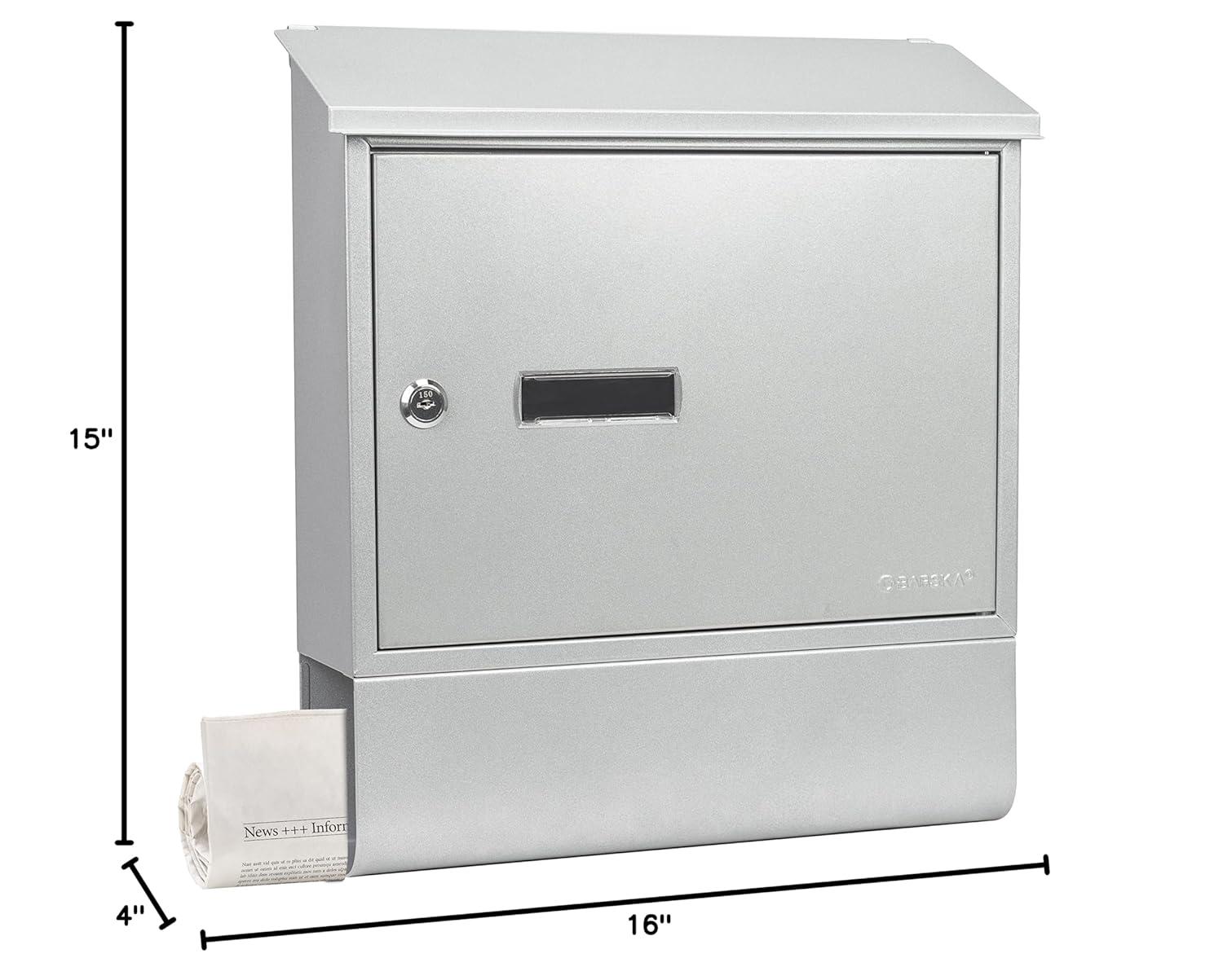 Barska CONTEMPORARY WALL MOUNT MAILBOX