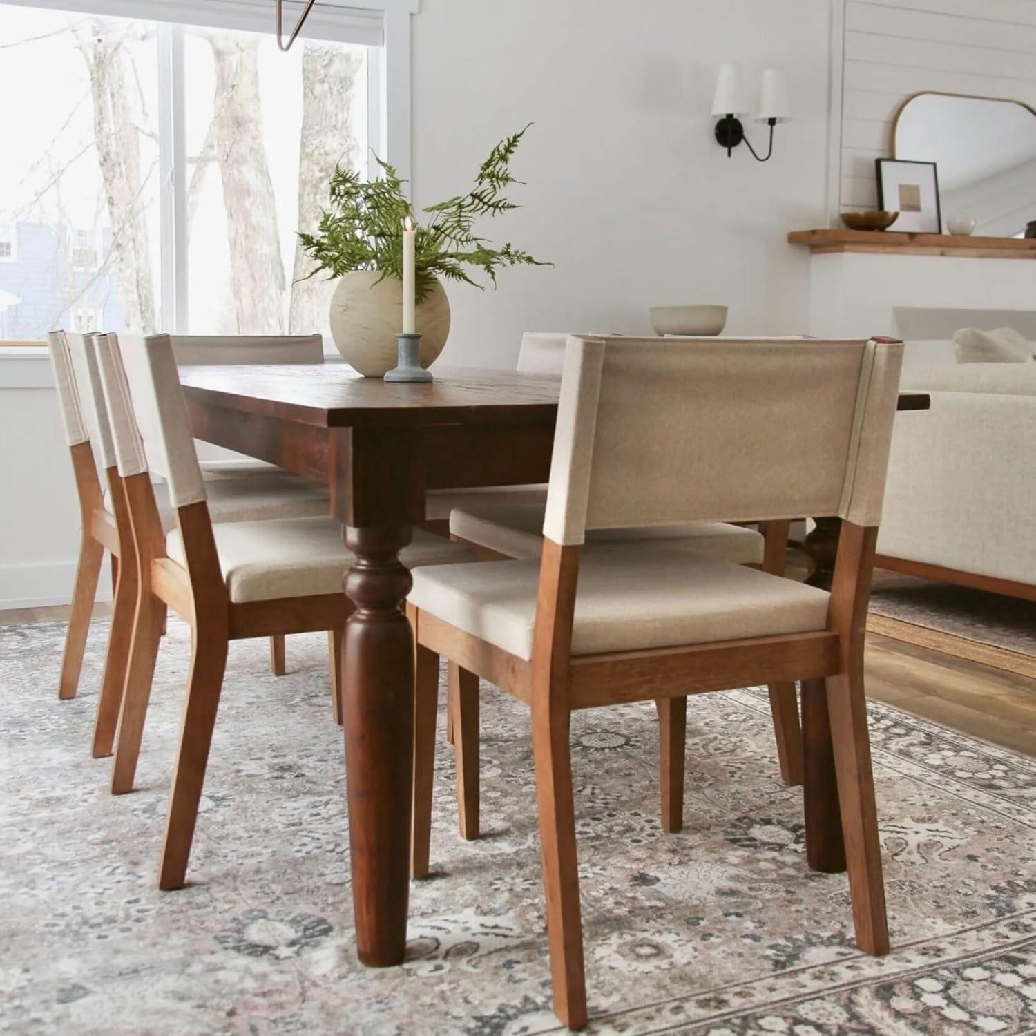 Mounira 2-Piece Upholstered Dining Chair Set