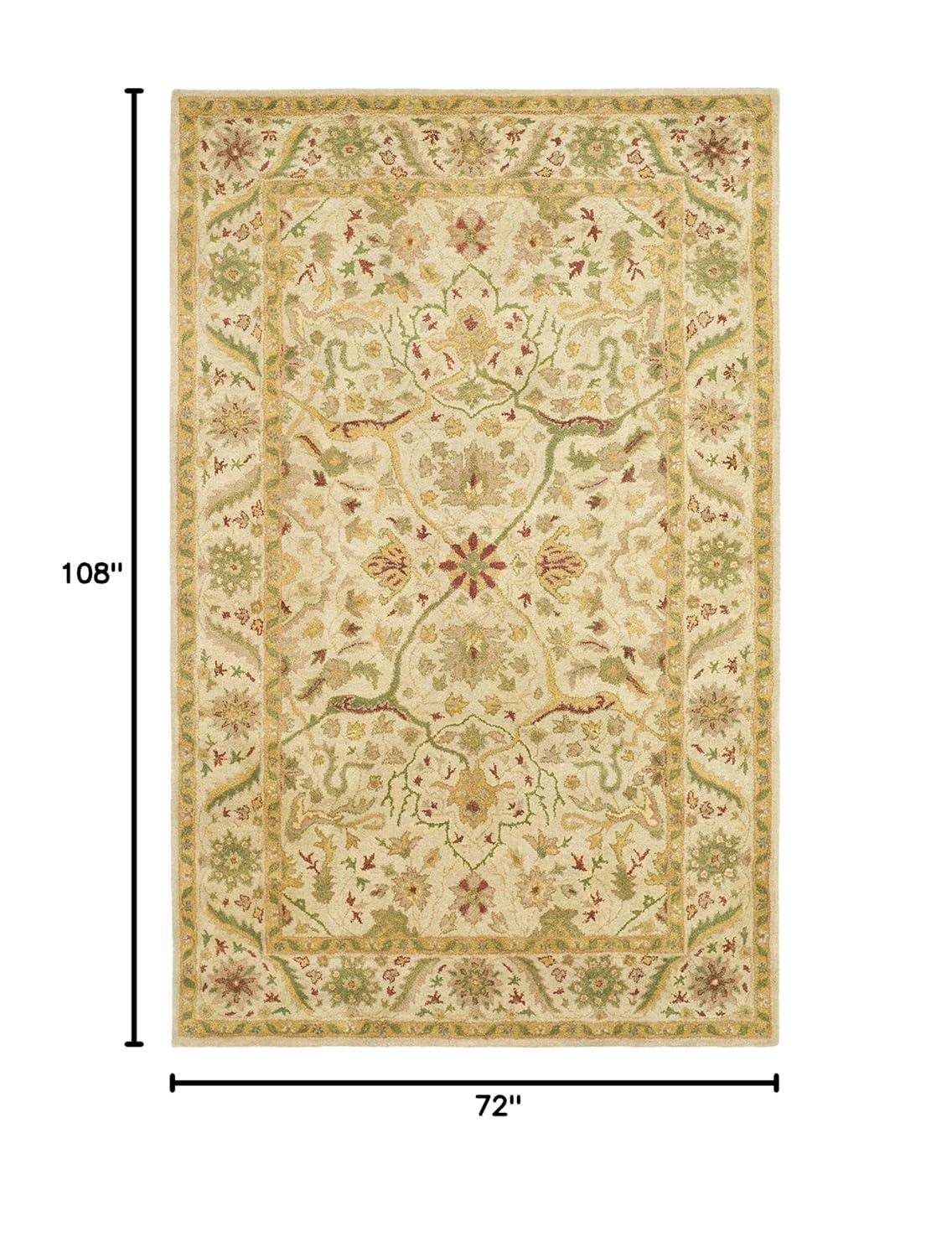Antiquity AT14 Hand Tufted Indoor Area Rug - Ivory - 6'x9' - Safavieh