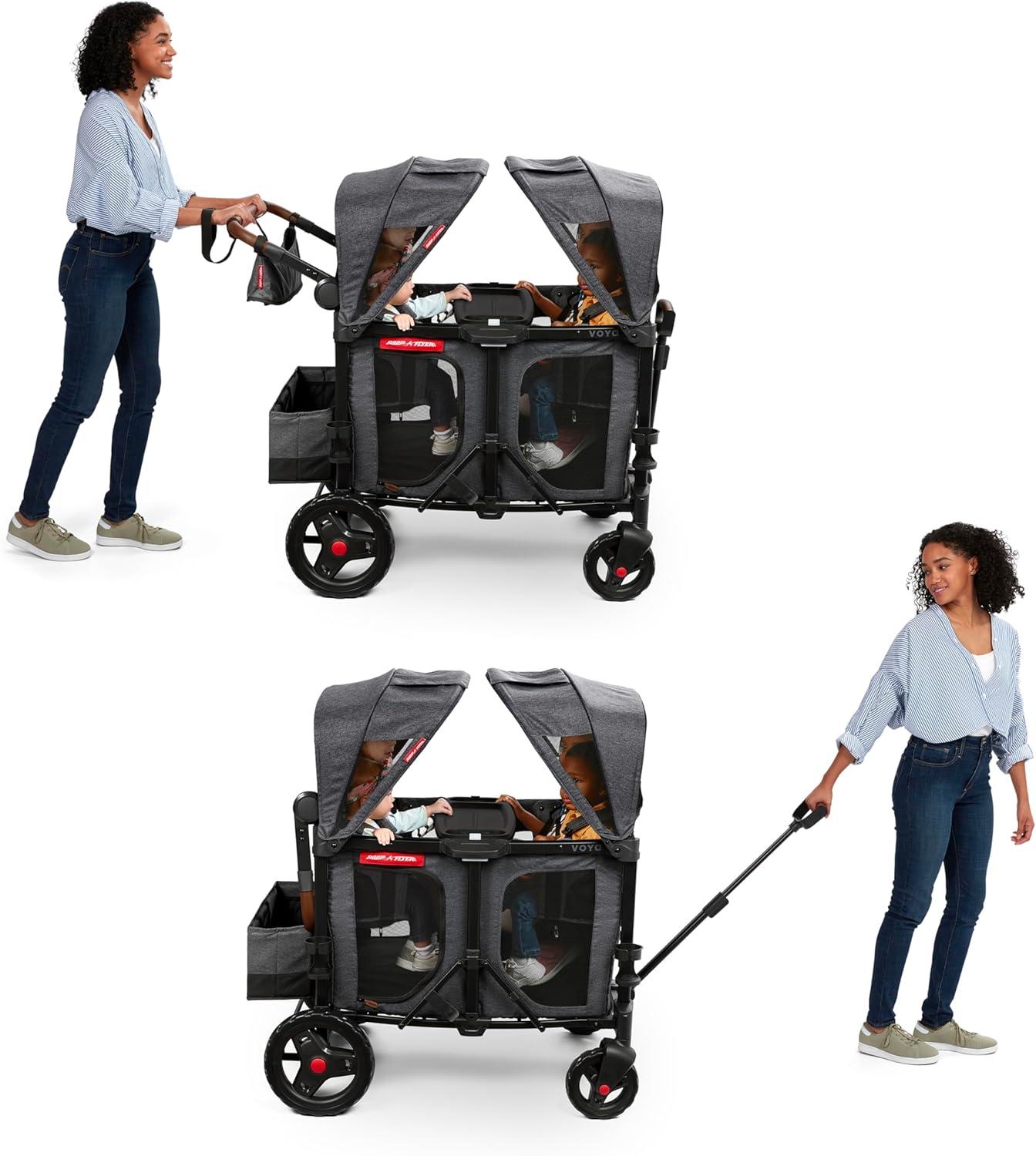 Radio Flyer Voya Quad XT Baby Stroller Wagon