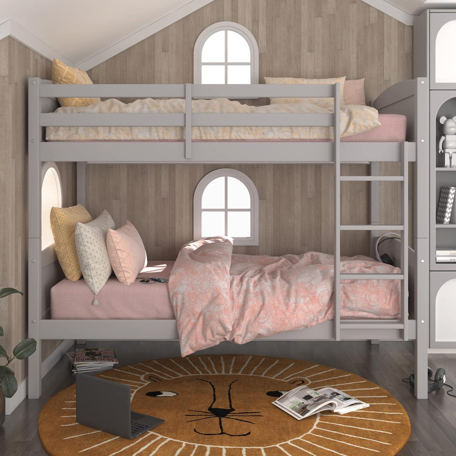 Twin Over Twin Alexis Wood Arch Bunk Bed - Hillsdale Furniture