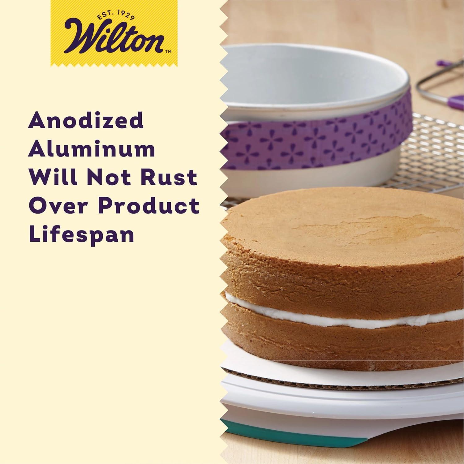 Wilton Performance Pans Aluminum 9-Inch Round Cake Pans, 2-Piece Set