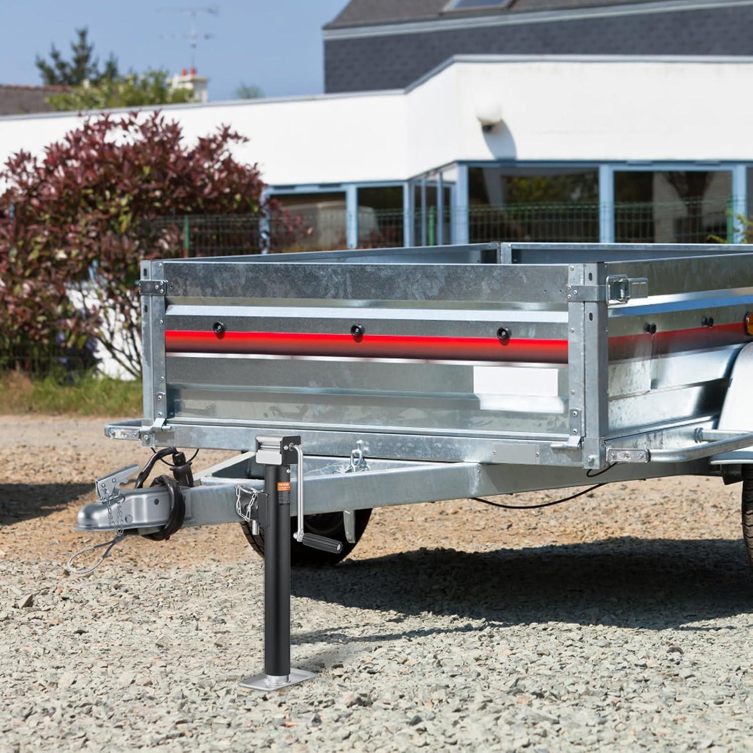 KFFKFF Straight Trailer Connector, Compatible with 2-Inch Hitch Ball, 3-Inch Channel, 5000 lbs Load Limit, Robust Trailer Tongue Connector, Perfect for Hauling Station Wagons, Zinc Coated Surface