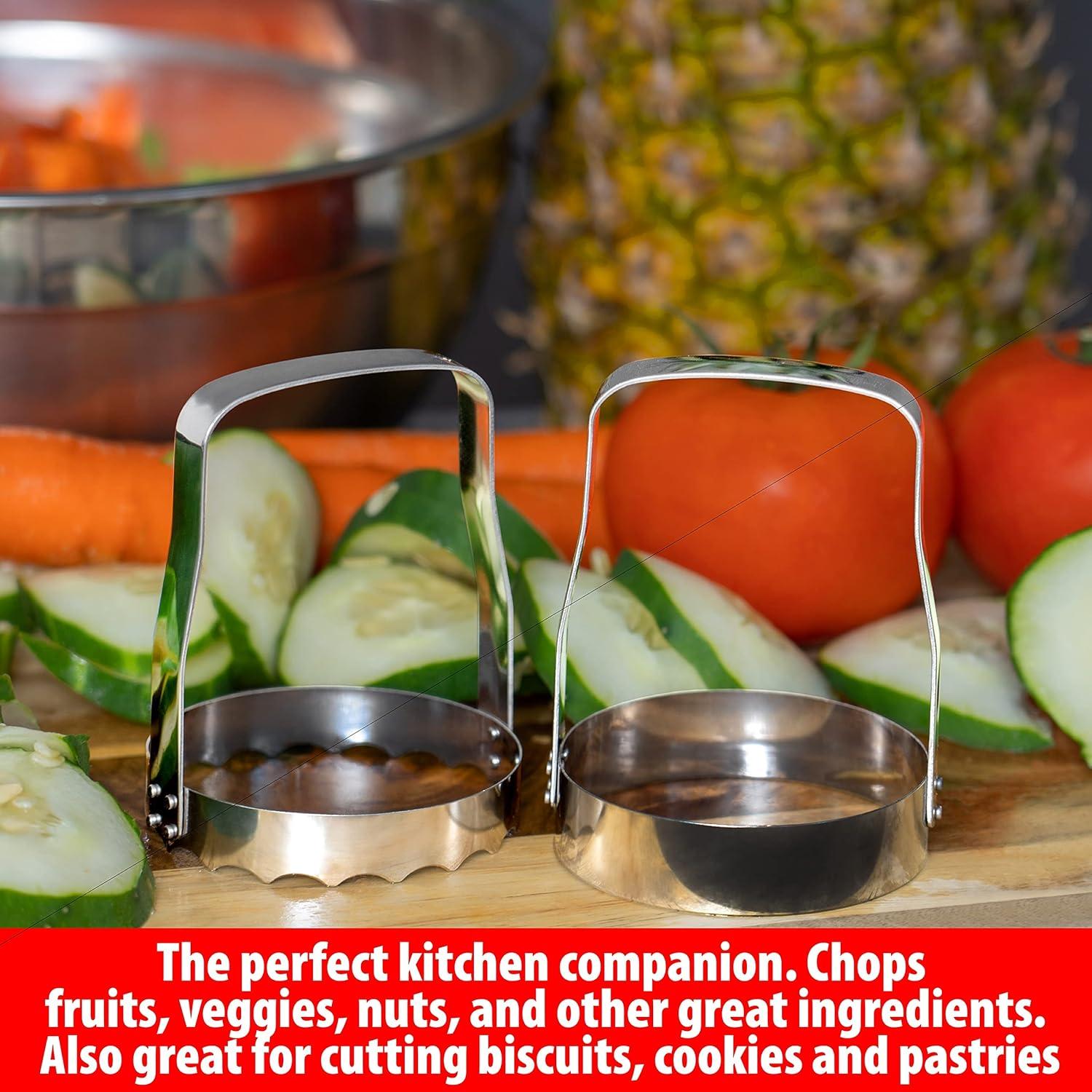 Maxam KTCHOP2 Hand Food Chopper Set - 2 Piece