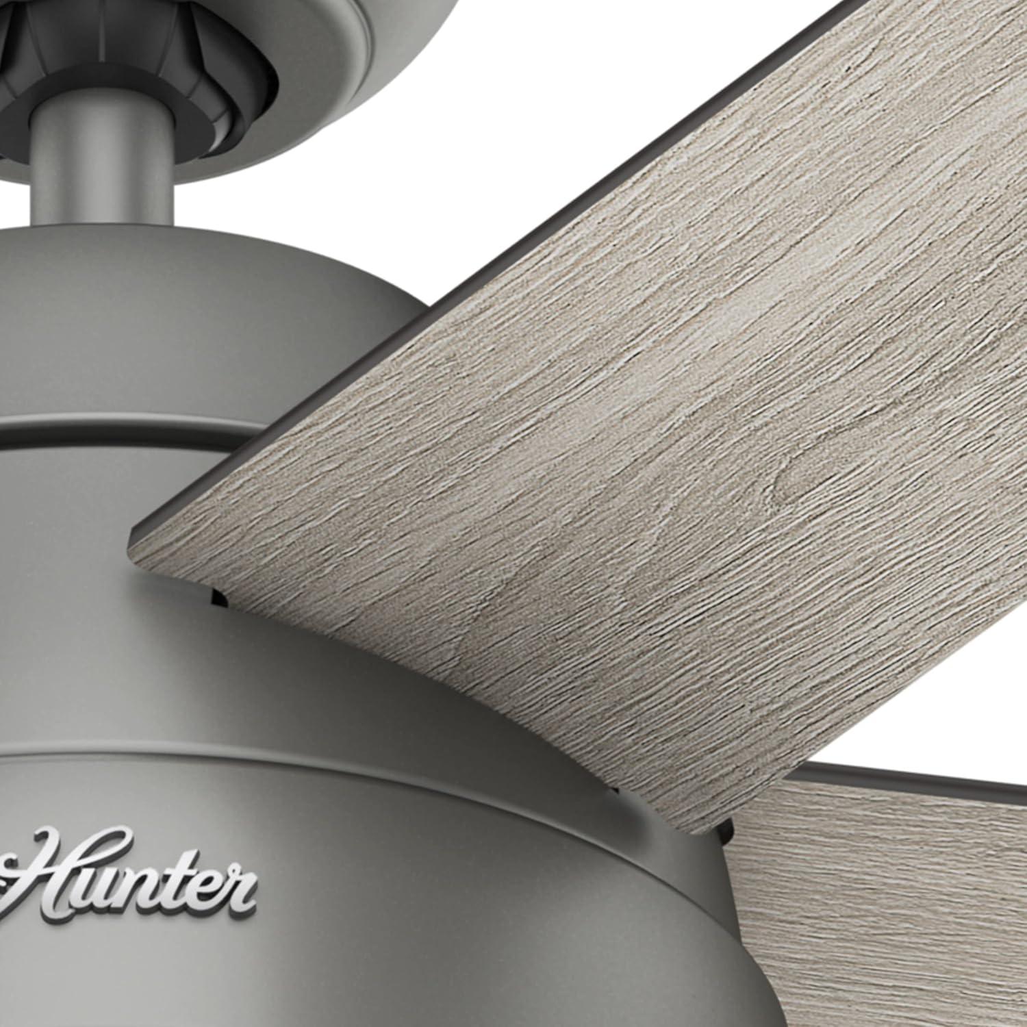 Hunter Fan 46" Anslee Standard Ceiling Fan with Pull Chain and Light Kit Included