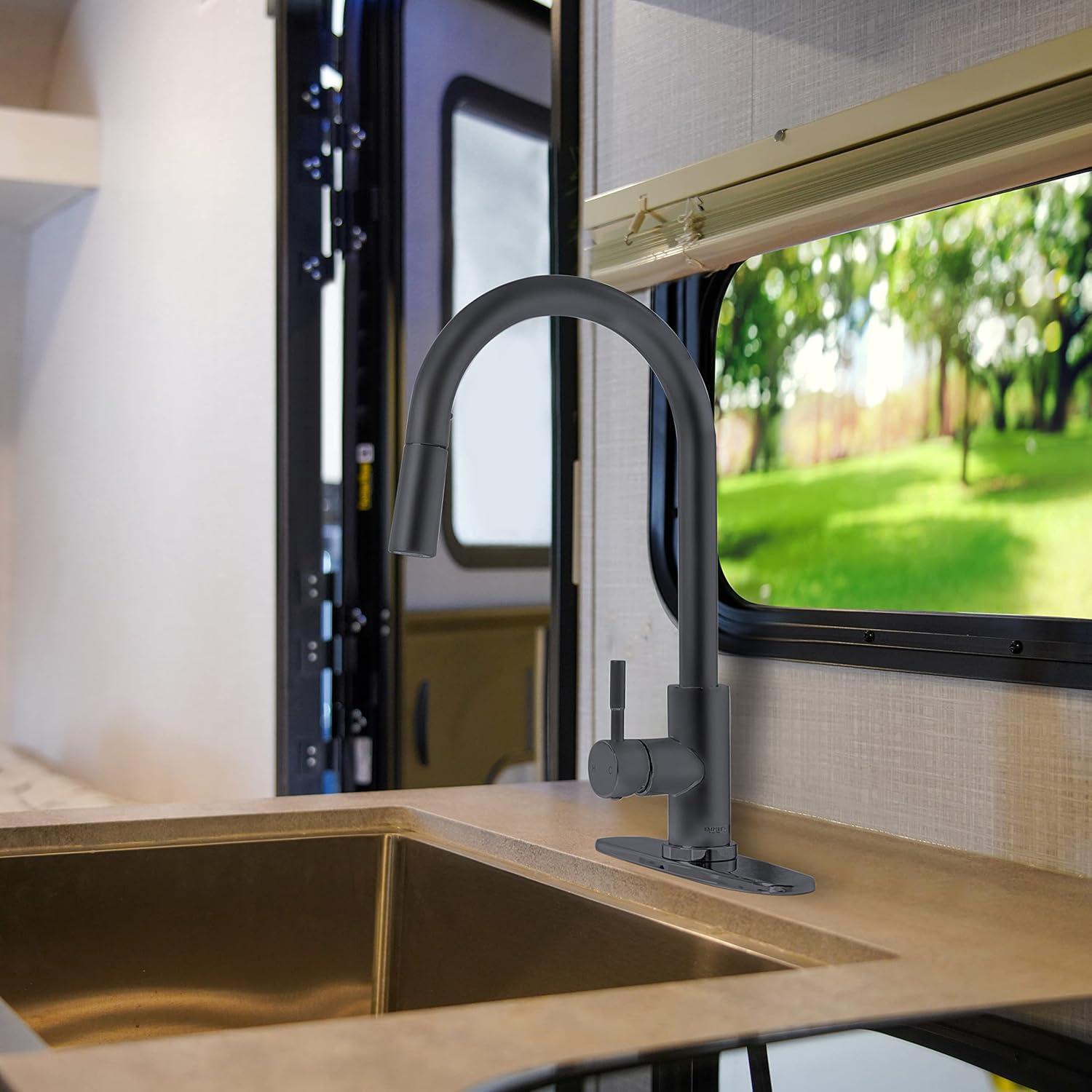 Empire Brass SL4000BMT-A Faucet Single Handle Black