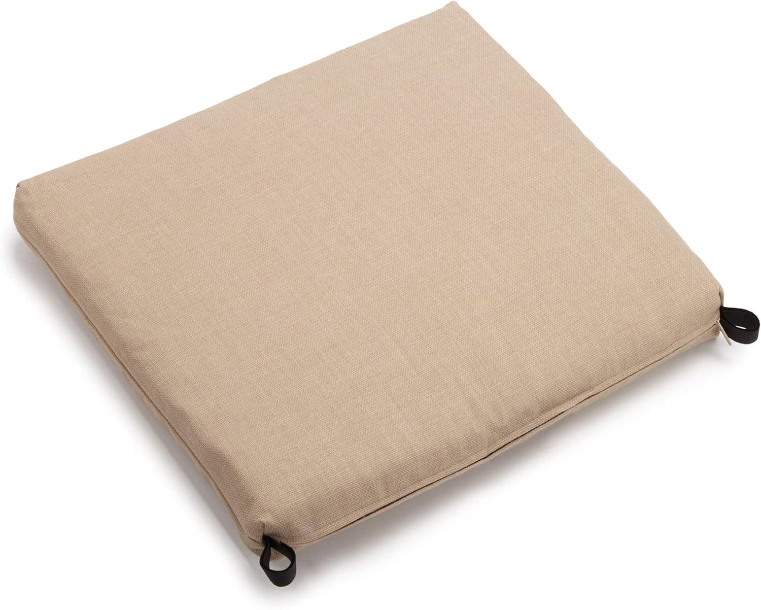 Tangerine Dream 20" x 19" Outdoor Spun Polyester Chair Cushion