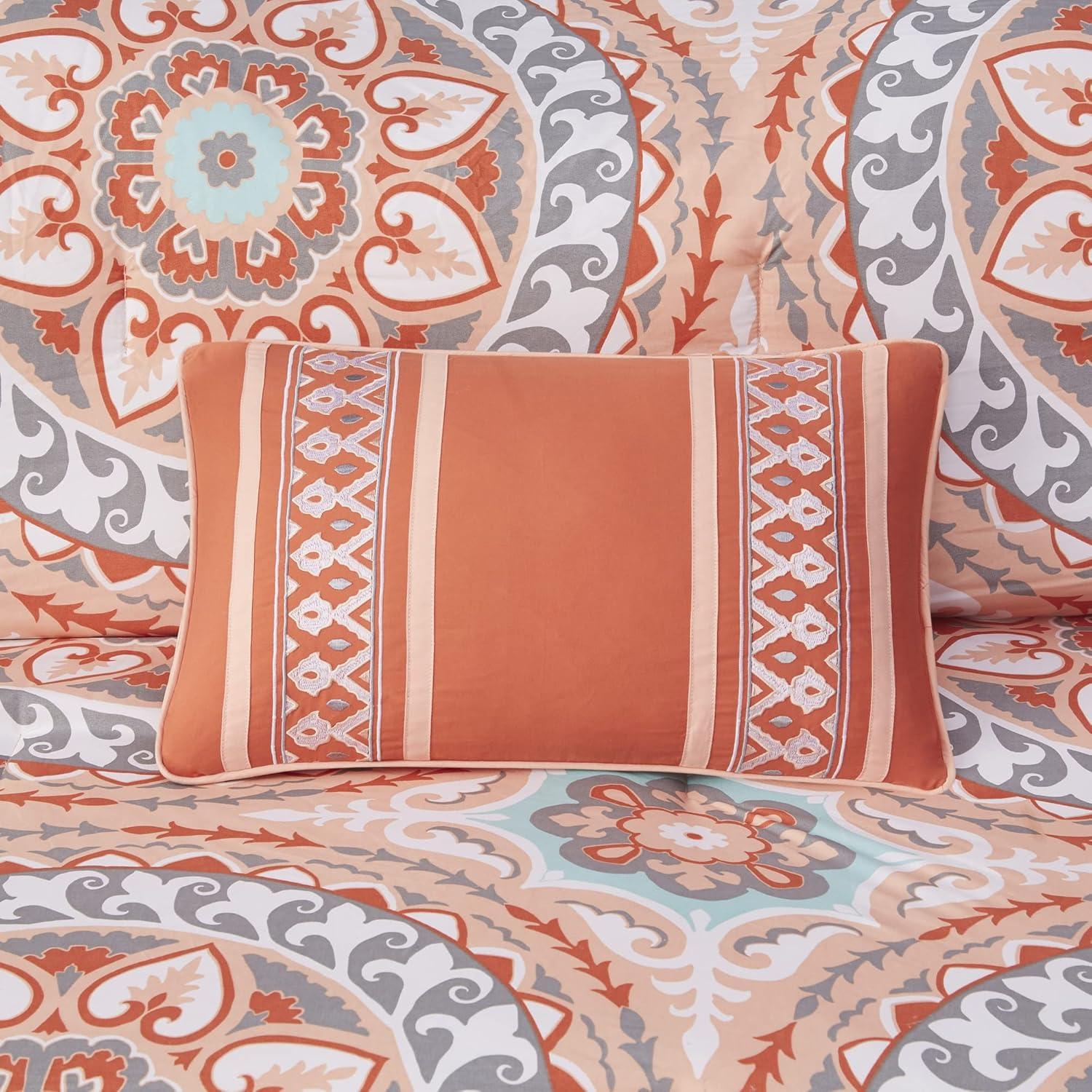 Estrin 9 PC Comforter Set with Cotton Bed Sheets