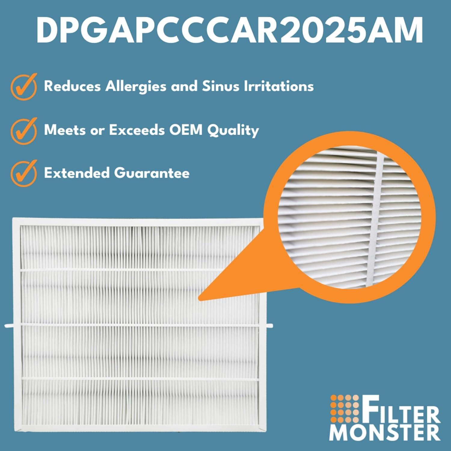 Filter-Monster Replacement Compatible with Bryant/Carrier Infinity 20" x 25" MERV 15 Air Purifier Cartridge (GAPCCCAR2025)