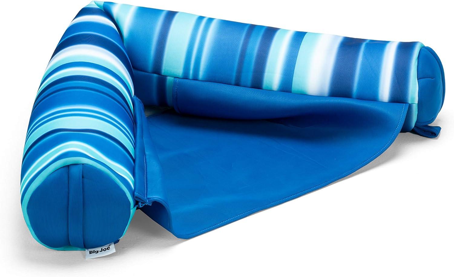 Blue Striped Mesh Fabric Pool Noodle Sling