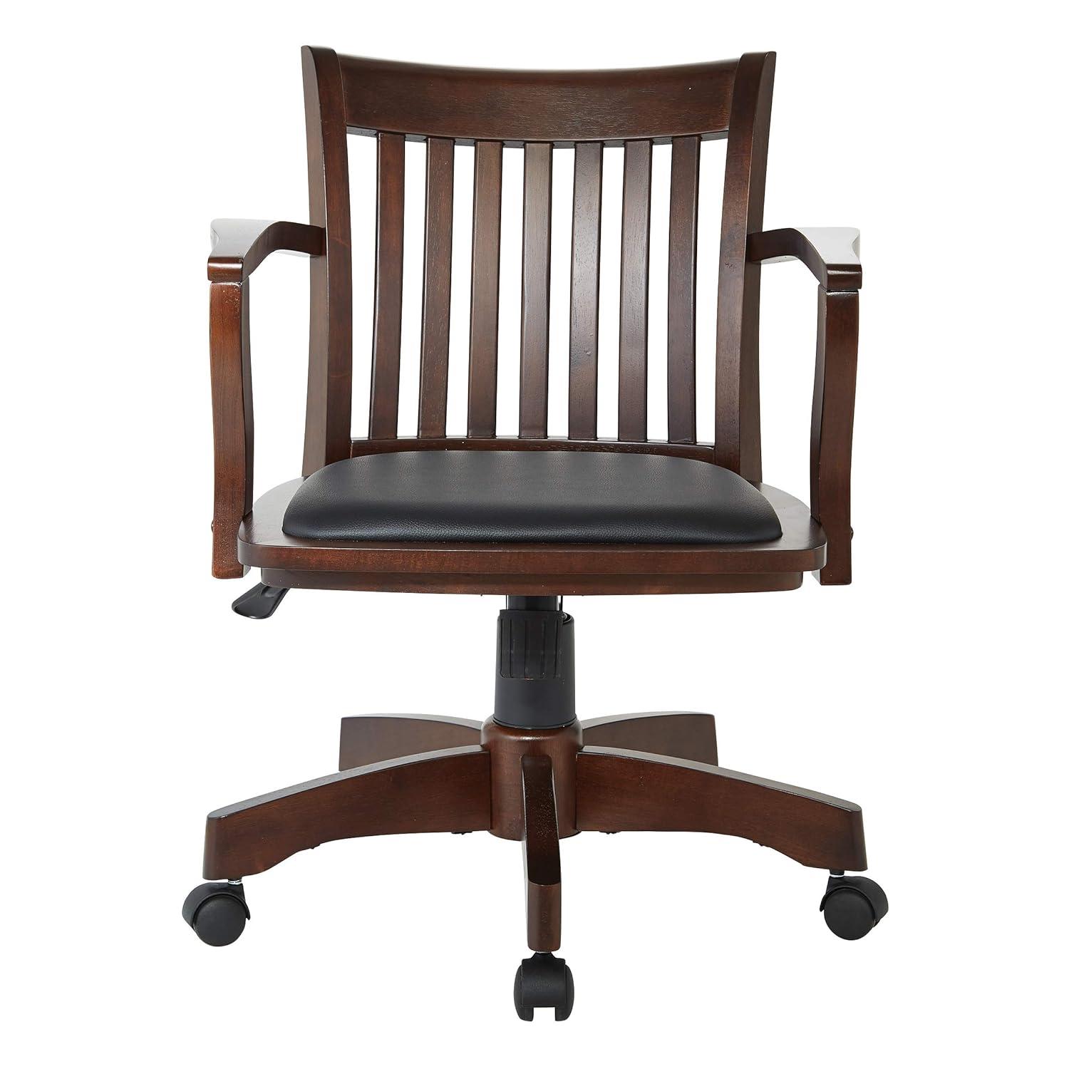 Office Star Products Genevieve Vinyl Bankers Chair