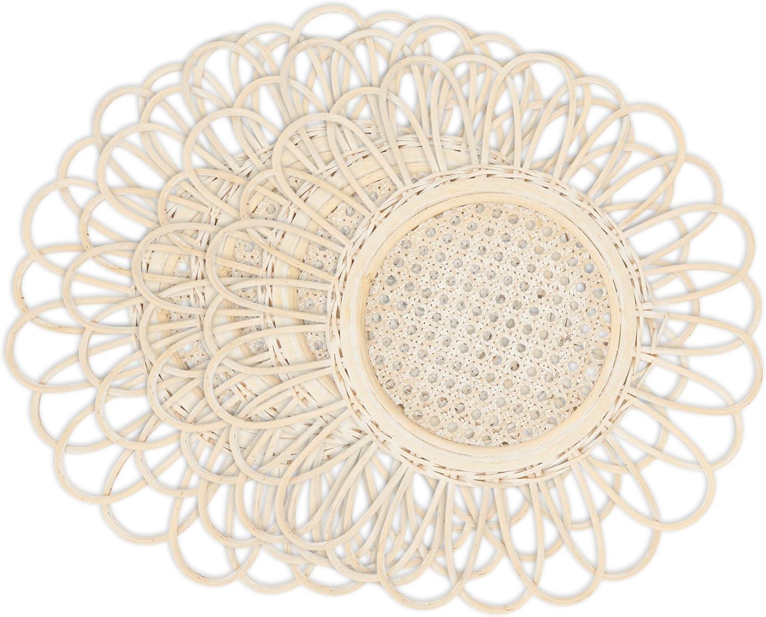 Rattan Collection 100% Rattan No Pattern Round Placemat