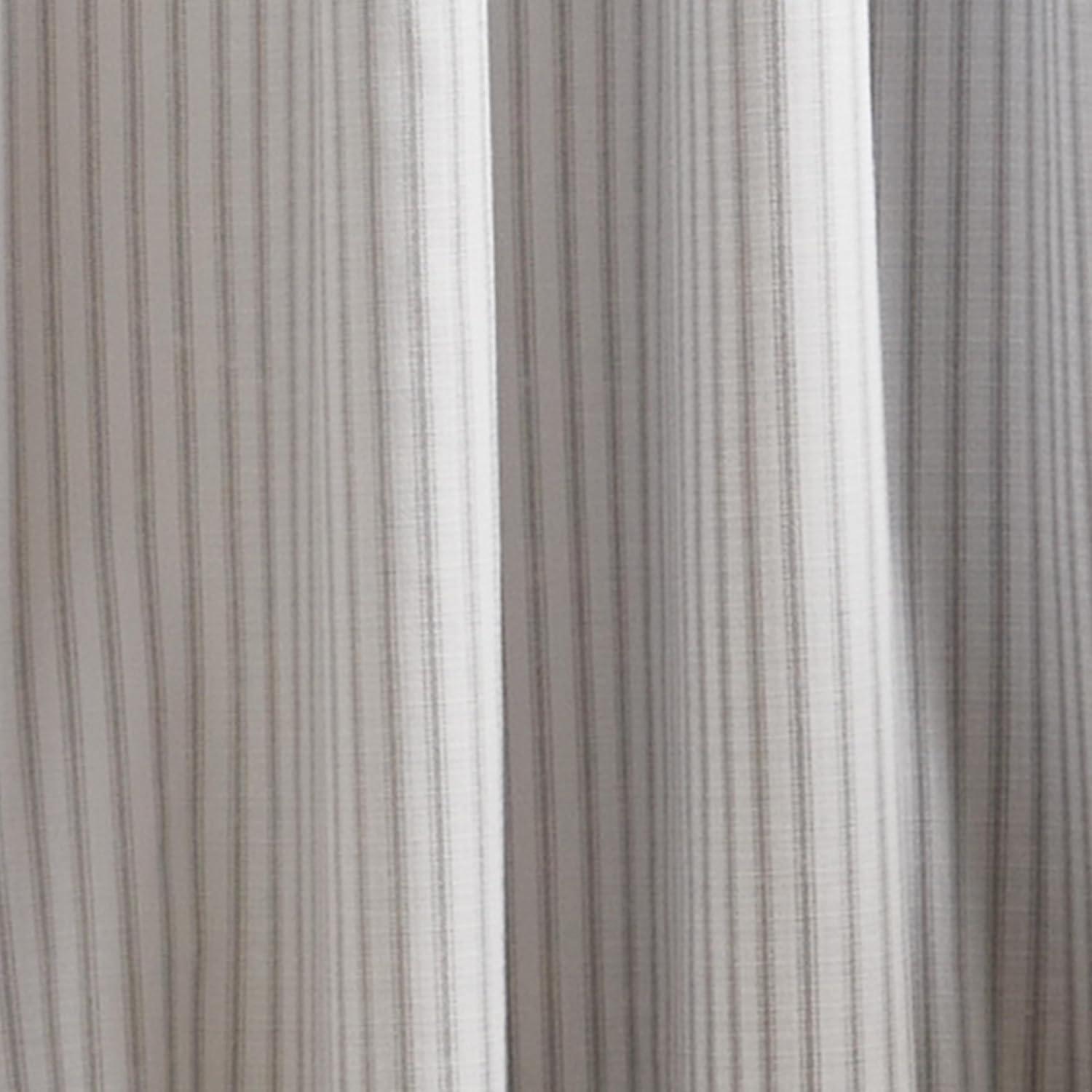 Martha Stewart Ticking Cotton Blend Striped Blackout Rod Pocket Curtain Panels & Reviews | Wayfair