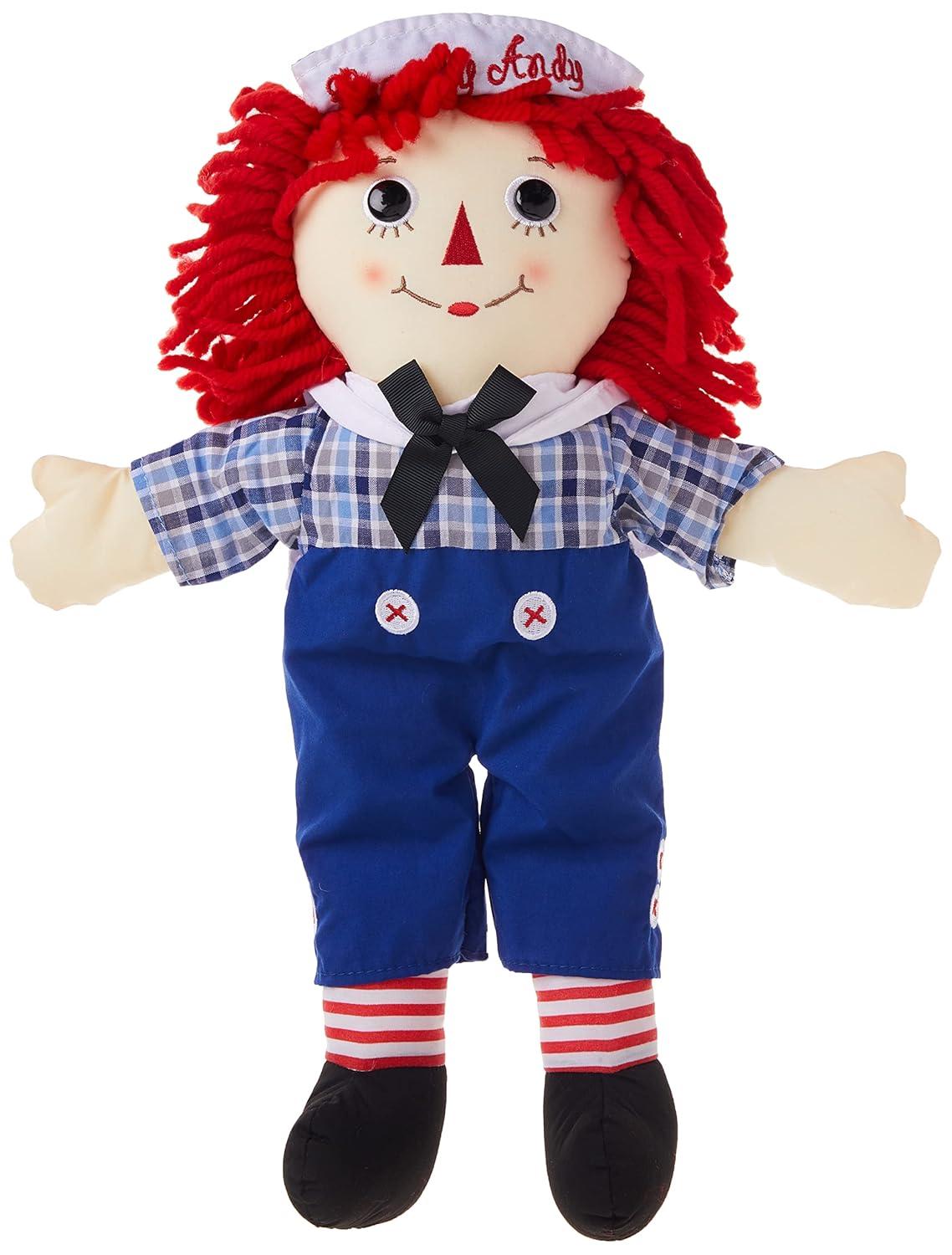 Aurora World Raggedy Andy Classic Doll, 16 Inches, Stuffed Doll