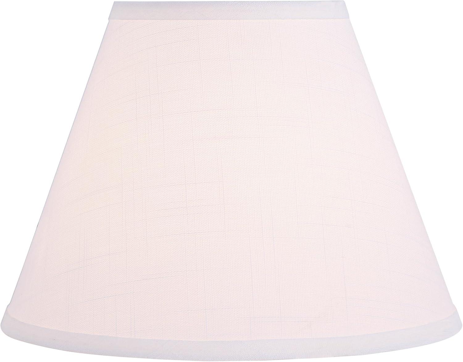 Aspen Creative 32634 Transitional Hardback Empire Shaped Spider Construction Lamp Shade in Off White, 12" wide (6" x 12" x 9")