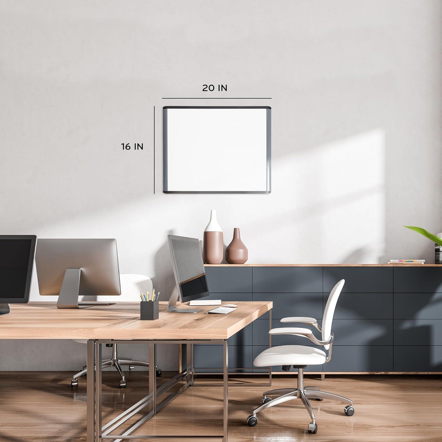 U Brands Wall Steel Magnetic Mini - Up To 2' Whiteboard