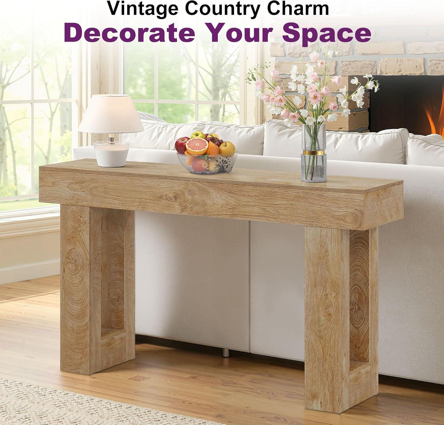 Millwood Pines 63 Inch Long Console Table Farmhouse Sofa Table