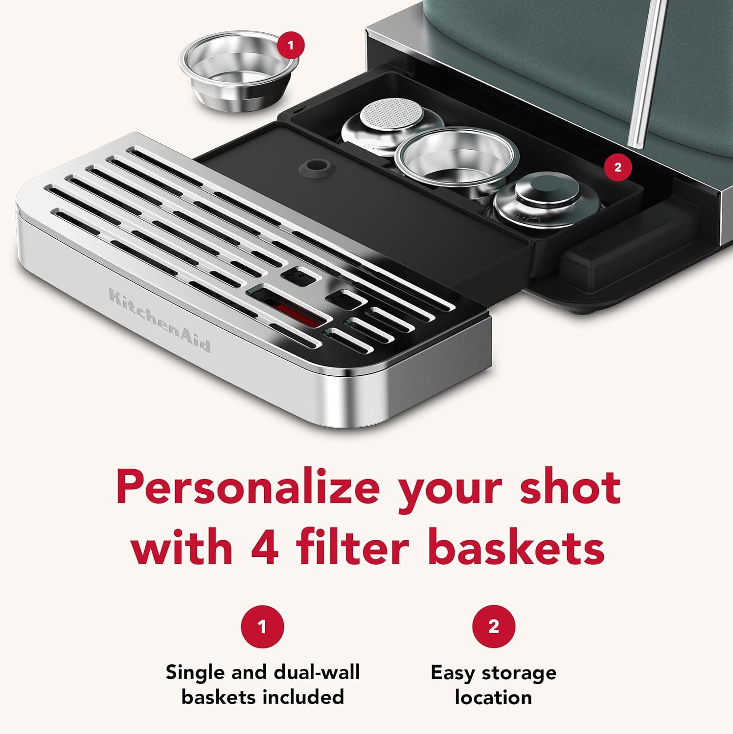 KitchenAid ® Semi-Automatic Espresso Machine in Juniper