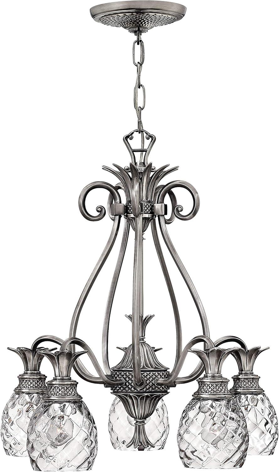 Hinkley Lighting Plantation 5 - Light Chandelier in  Burnished Brass