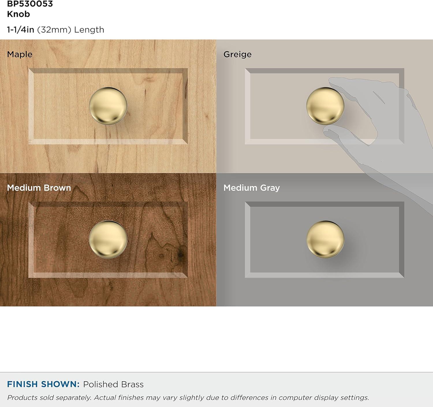 Allison 1 1/4" Diameter Mushroom Knob