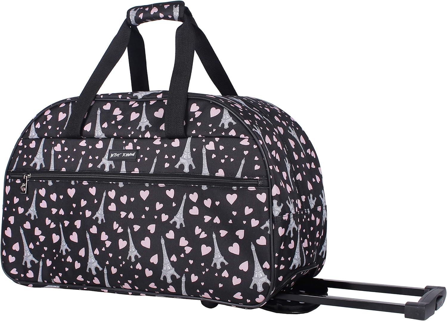 Betsey Johnson Wheeled Weekender Bag