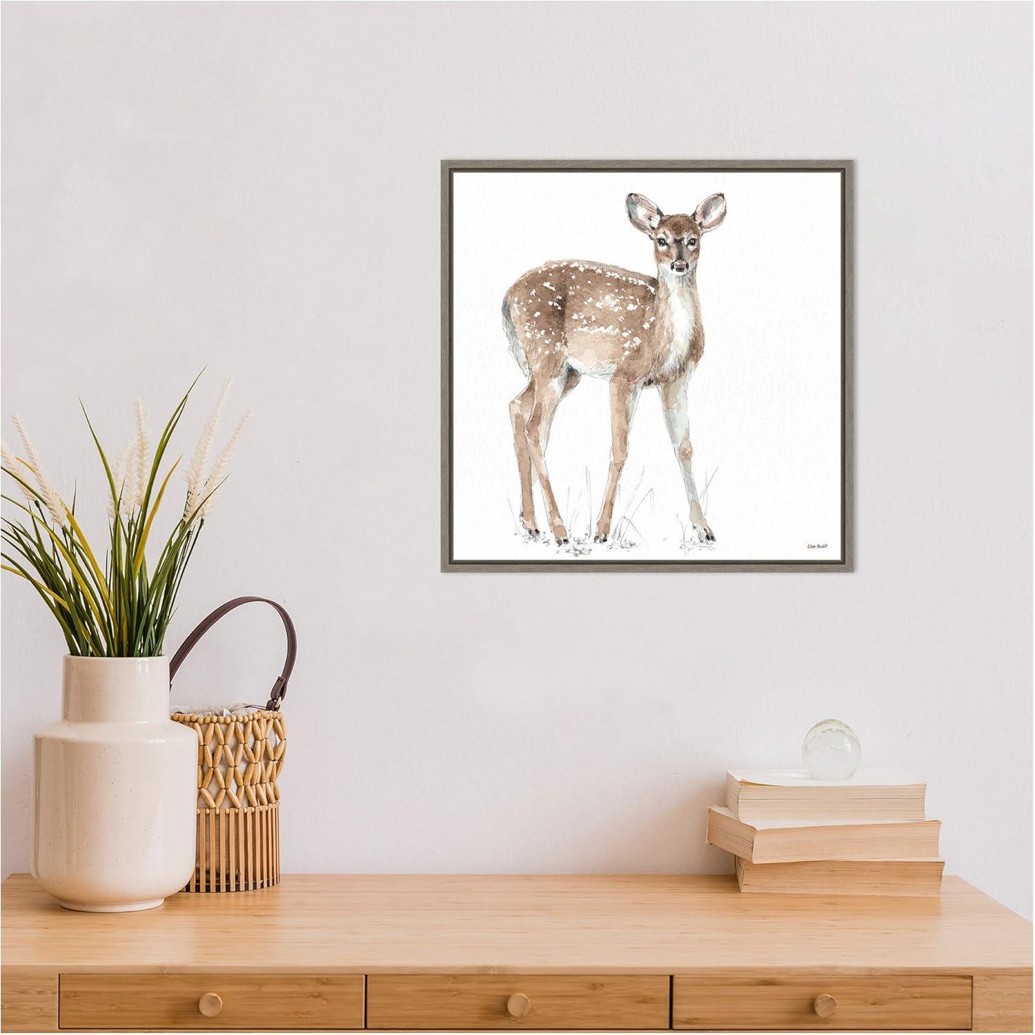 Amanti Art Forest Friends XII by Lisa Audit Framed Canvas Wall Art