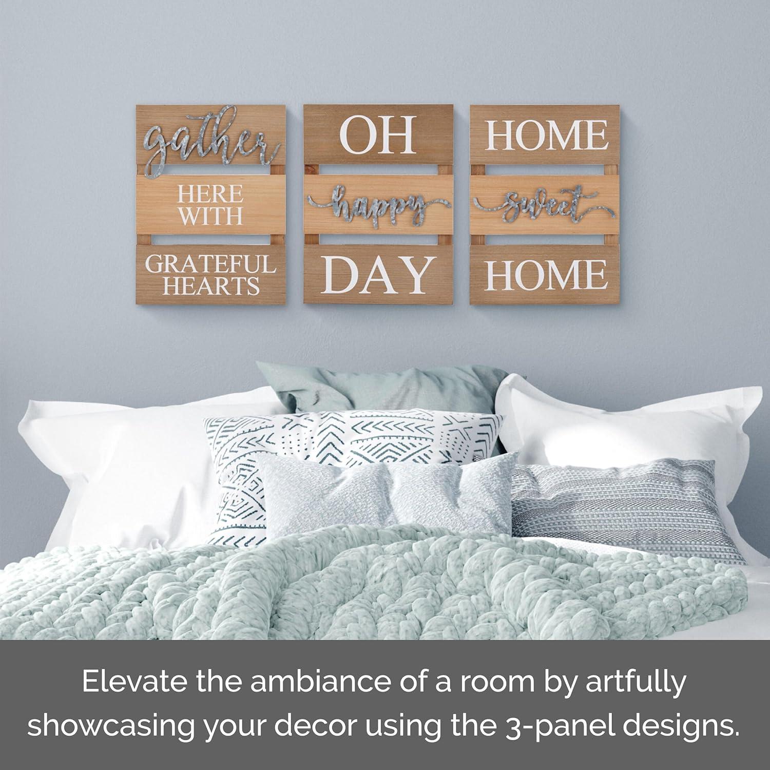 Elements 3 Piece Sentiment Wall Décor Set