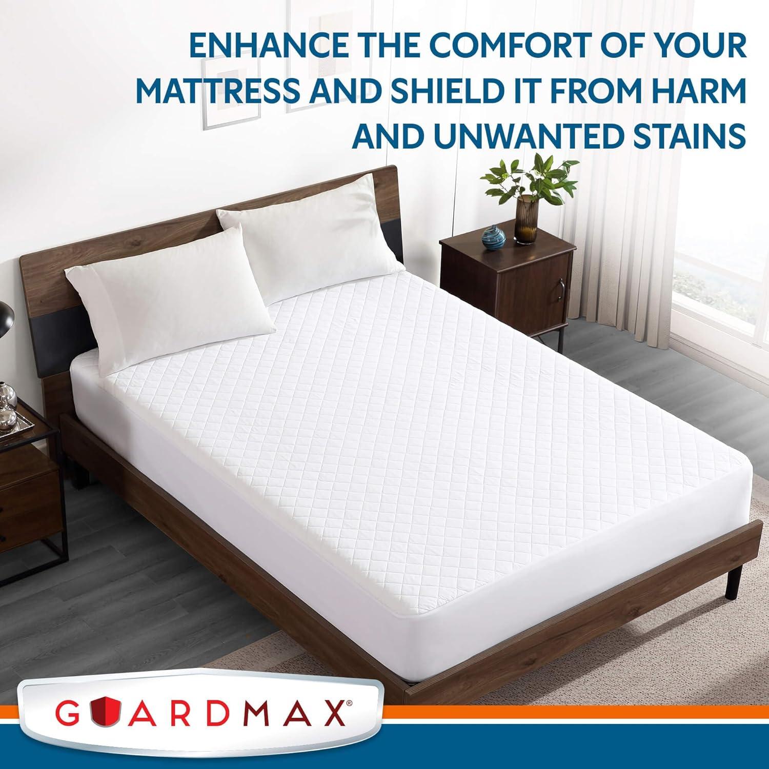 Guardmax - Waterproof Quilted Mattress Protector - 33" (33 x 75 x 12")