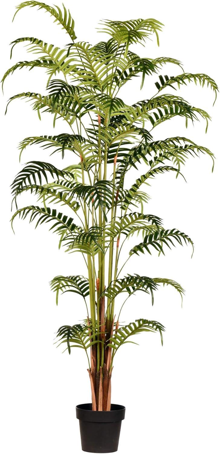 Birch Lane™ Madie 70" Artificial Potted Fern Palm Real Touch Leaves