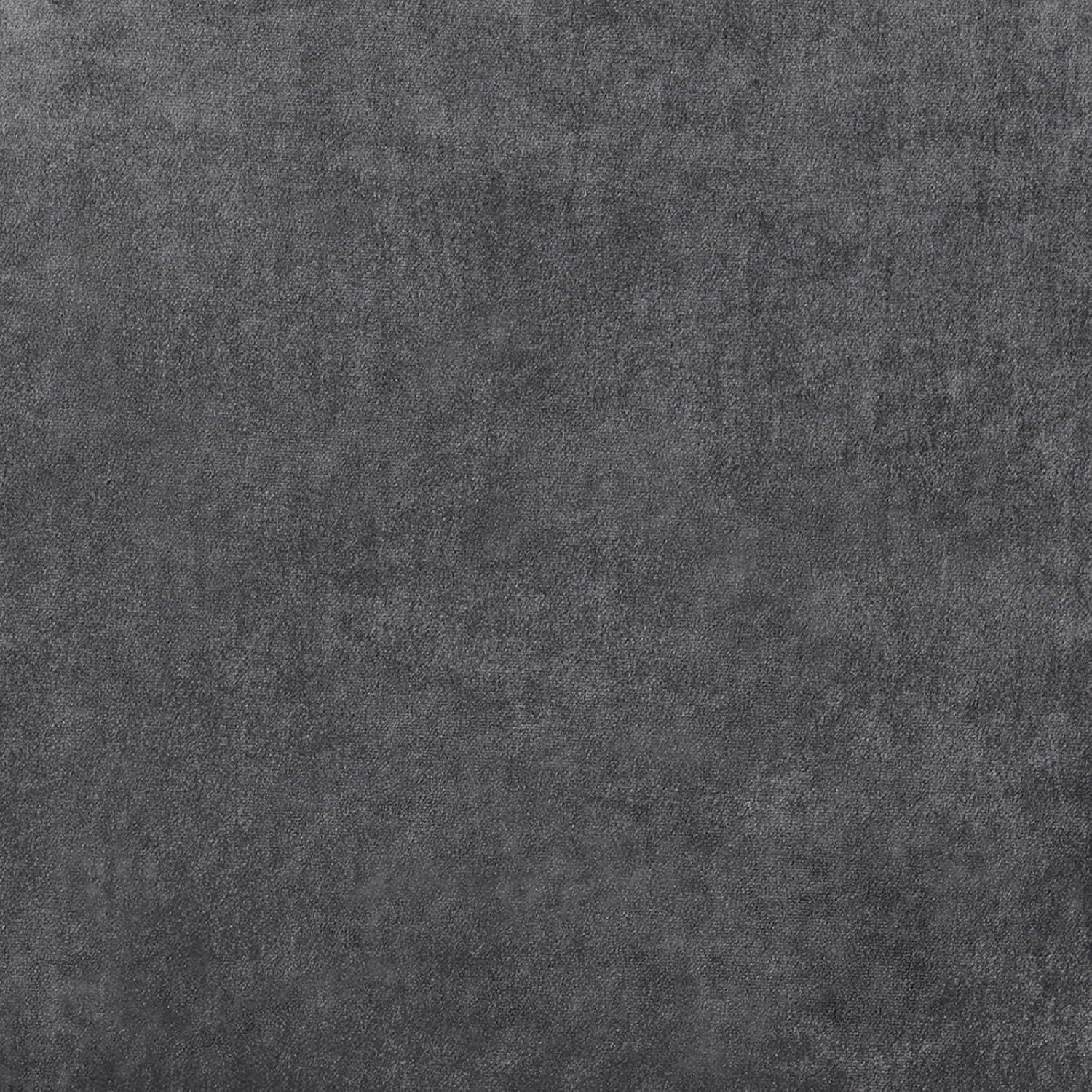 Set of 2 96"x54" Velvet Heavyweight Grommet Top Window Curtain Panel Gray: Light Filtering, Polyester, Exclusive Home